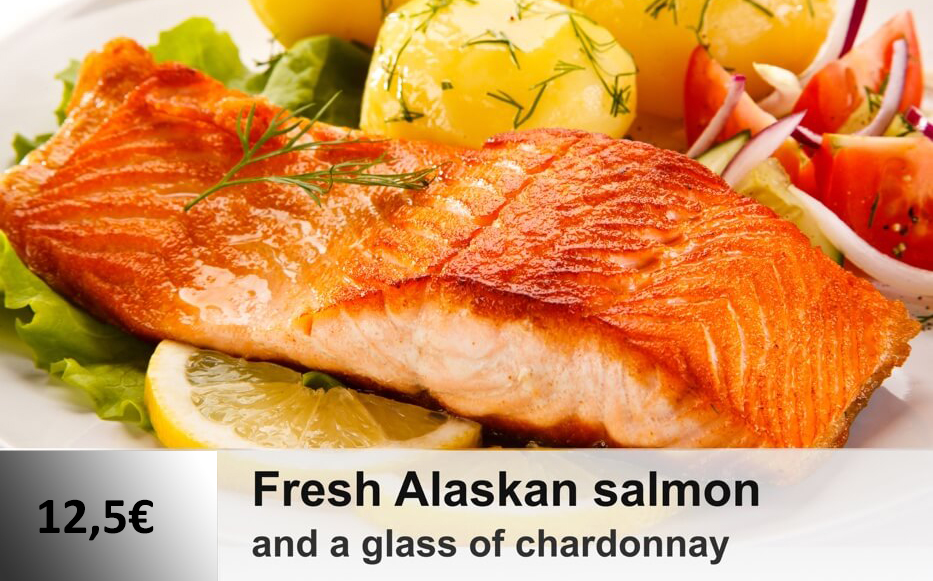 Photo of a salmon and potatoes